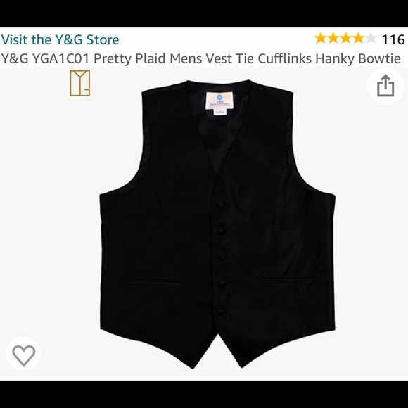 Y&G suit/tux box set size medium - Picture 6 of 12